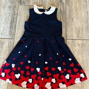 Janie and Jack Girls Size 7 Heart Dress